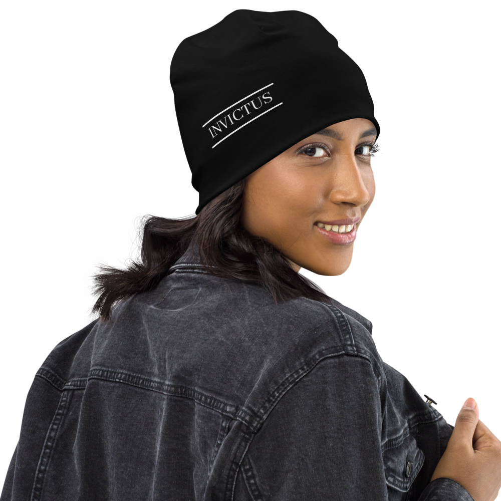 Bonnet noir INVICTUS
