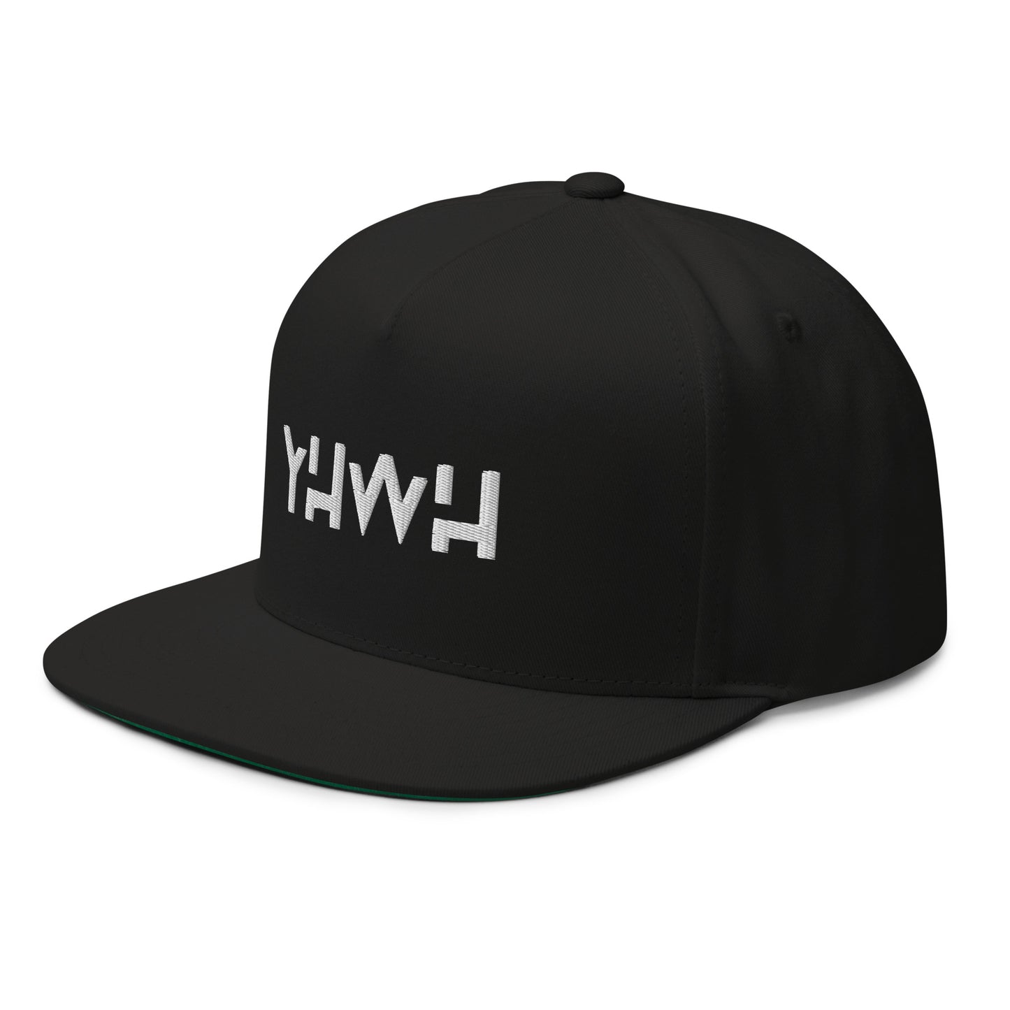 Casquette Snapback noire brodée YHWH