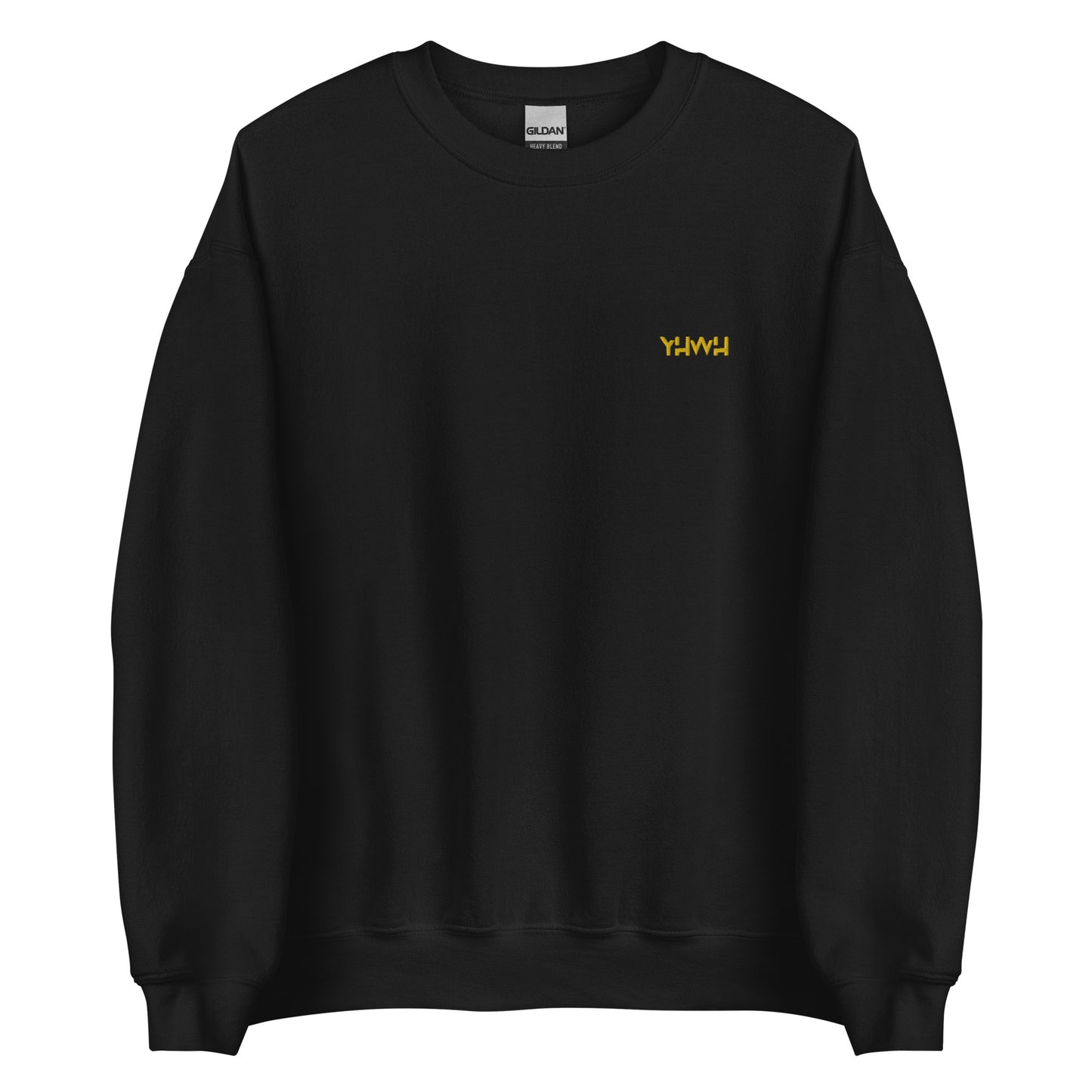 Sweat à col rond YHWH broderie dorée