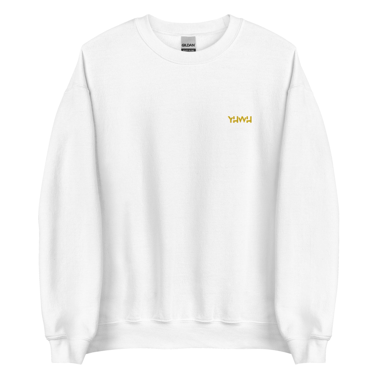 Sweat à col rond YHWH broderie dorée