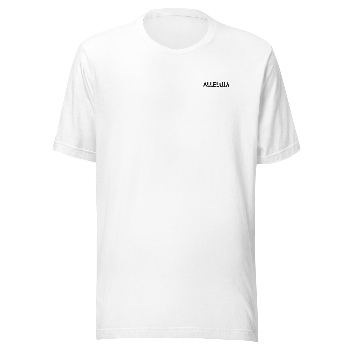 T-shirt unisexe 100% coton brodé ALLELUIA