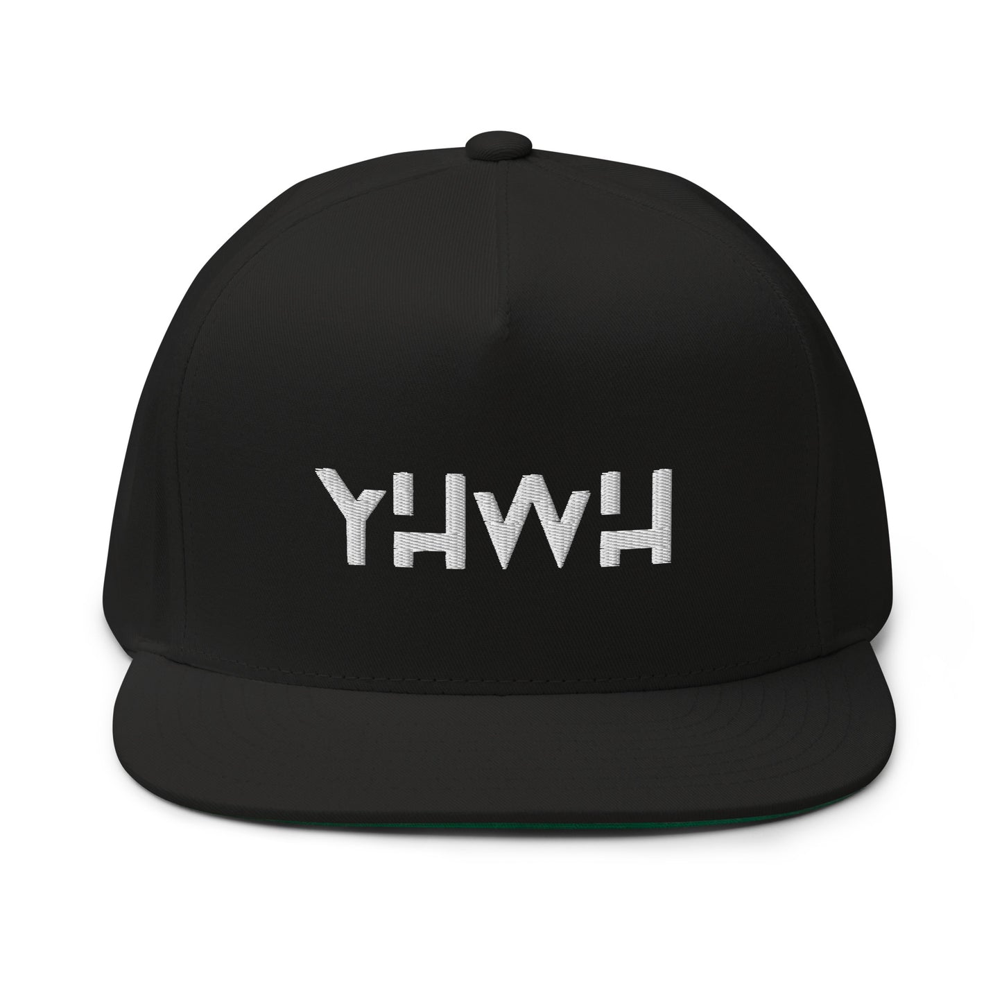 Casquette Snapback noire brodée YHWH