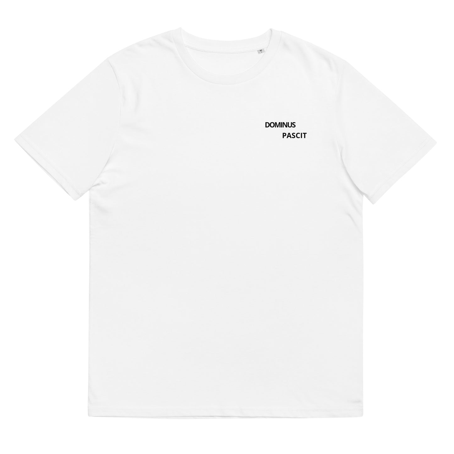 T-shirt blanc 100% coton unisexe DOMINUS PASCIT