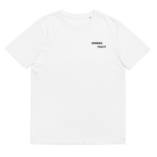 T-shirt blanc 100% coton unisexe DOMINUS PASCIT